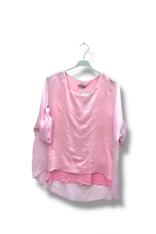 Tops Femme Rose E&F (C&CE Fashion) EF07877 Efashion Paris