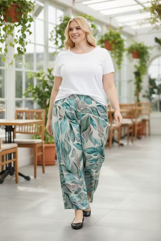 Pantalons Femme Turquoise E&F (C&CE Fashion) EF602661-1 Efashion Paris