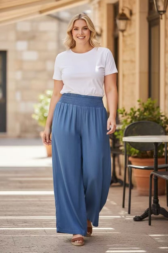 Pantalons Femme Bleu jean E&F (C&CE Fashion) EF262923 Efashion Paris