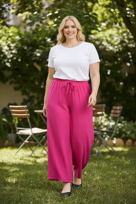 Pantalons Femme Bleu ciel / Bleu E&F (C&CE Fashion) EF5065 Efashion Paris