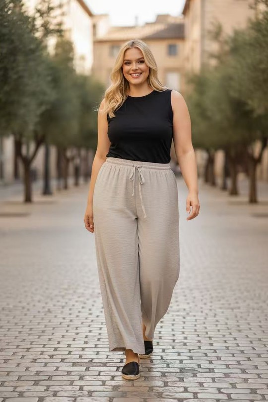 Pantalons Femme Bleu ciel / Bleu E&F (C&CE Fashion) EF5065 Efashion Paris