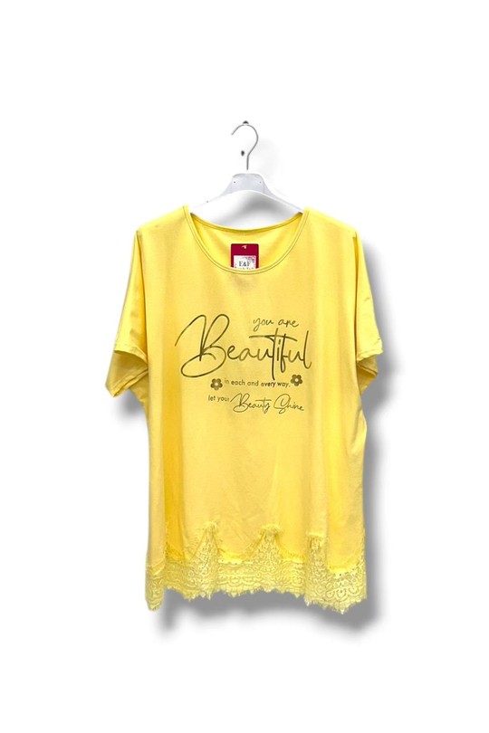 T-shirts Femme Blanc E&F (C&CE Fashion) EF2850 Efashion Paris