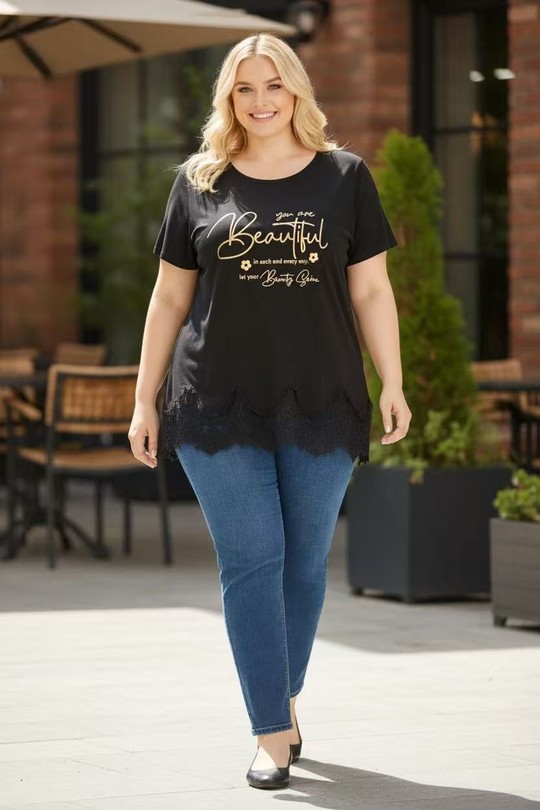 T-shirts Femme Blanc E&F (C&CE Fashion) EF2850 Efashion Paris