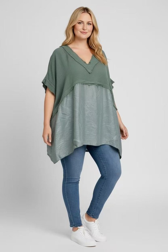 Tuniques Femme Vert d eau E&F (C&CE Fashion) EF3813 Efashion Paris