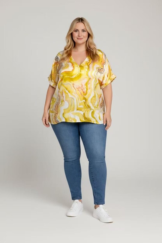 Tops Femme Jaune E&F (C&CE Fashion) EF91666-1 Efashion Paris