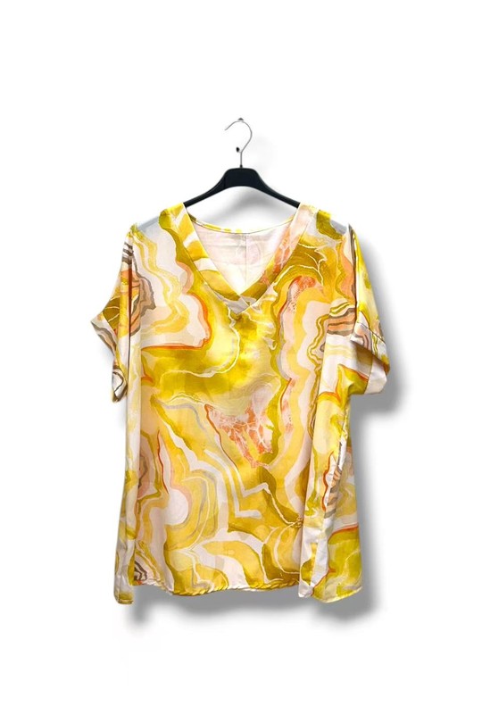 Tops Femme Jaune E&F (C&CE Fashion) EF91666-1 Efashion Paris