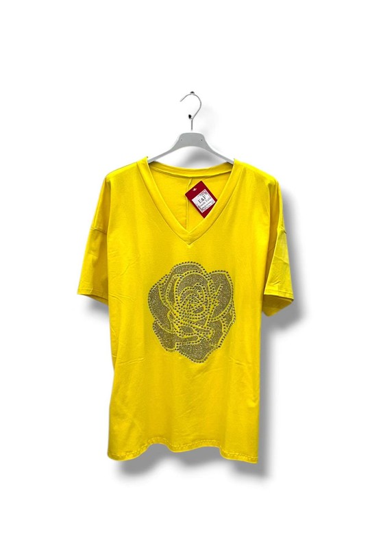 T-shirts Femme Noir E&F (C&CE Fashion) EF9076-32 Efashion Paris