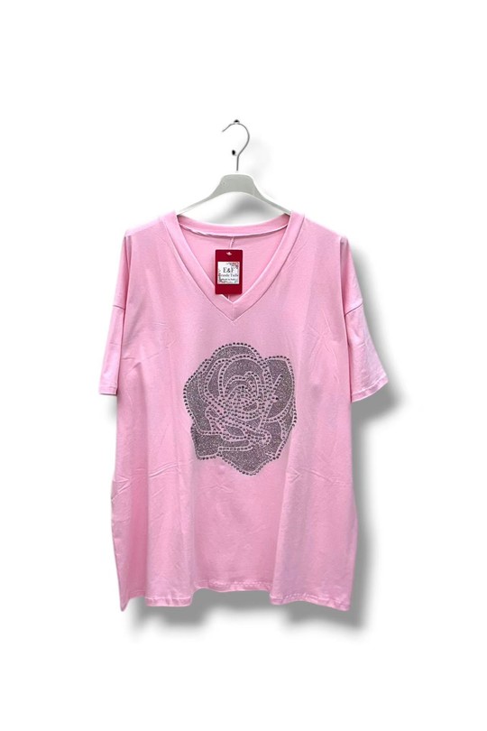 T-shirts Femme Noir E&F (C&CE Fashion) EF9076-32 Efashion Paris