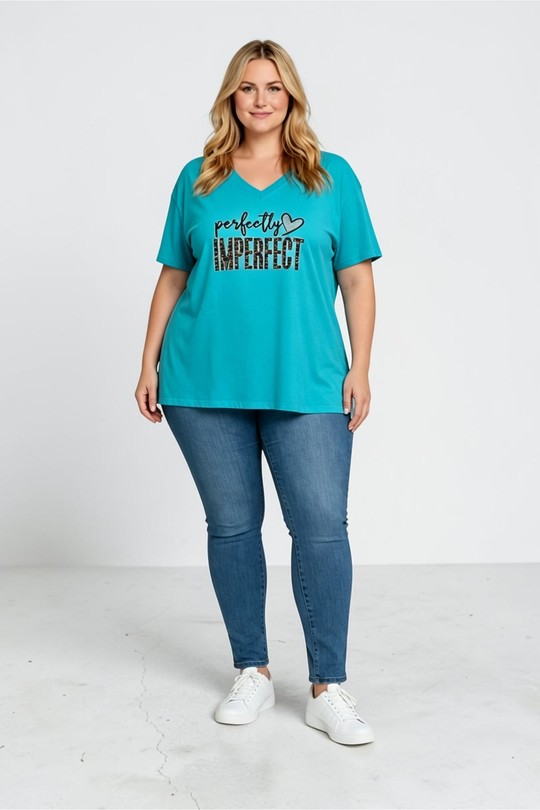 T-shirts Femme Blanc E&F (C&CE Fashion) EF9076-42 Efashion Paris