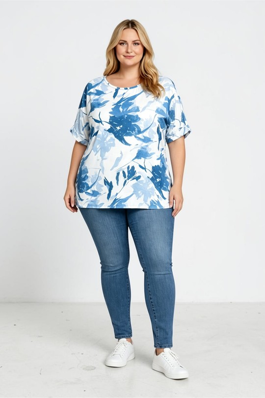 Tops Femme Bleu ciel / Bleu E&F (C&CE Fashion) EF602302-1 Efashion Paris