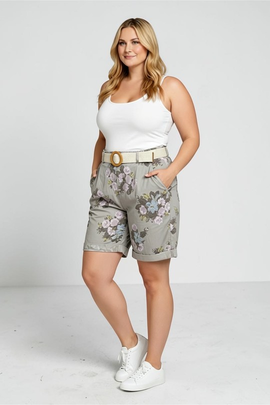 Pantacourts Femme Blanc E&F (C&CE Fashion) EF25297 Efashion Paris