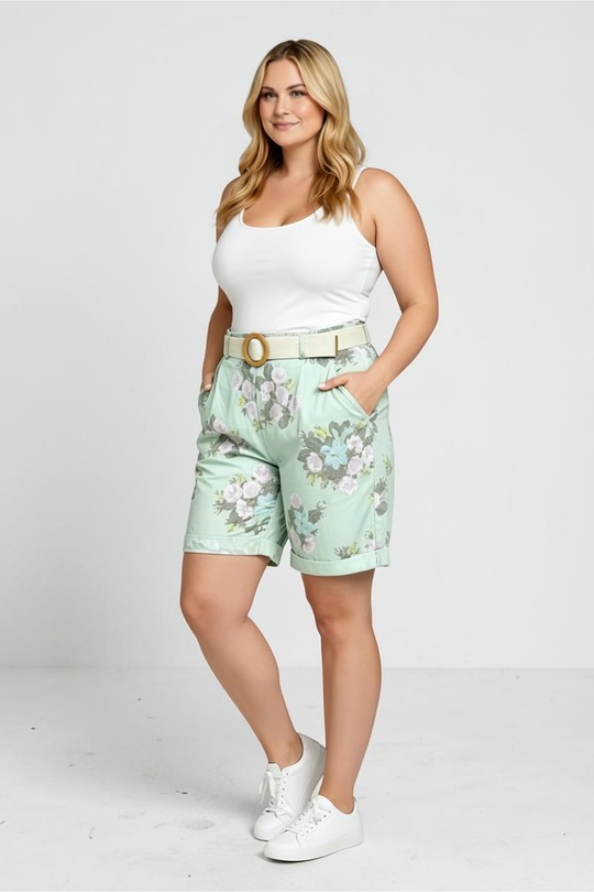 Pantacourts Femme Blanc E&F (C&CE Fashion) EF25297 Efashion Paris