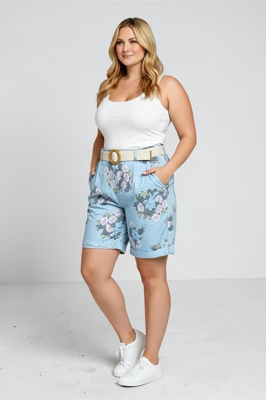 Pantacourts Femme Blanc E&F (C&CE Fashion) EF25297 Efashion Paris