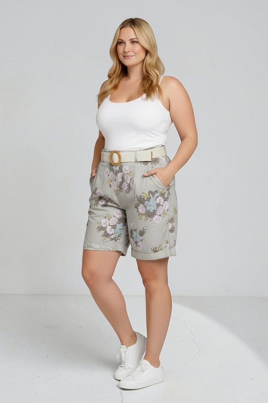 Pantacourts Femme Blanc E&F (C&CE Fashion) EF25297 Efashion Paris