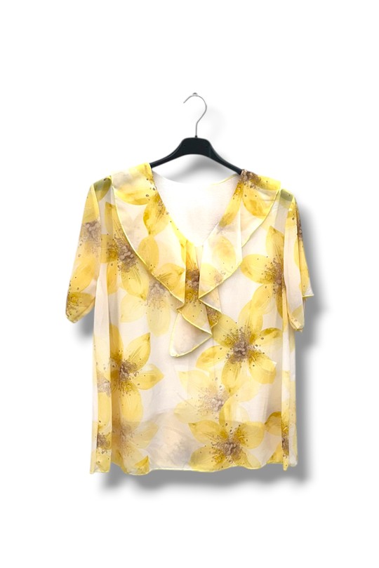 Tops Femme Jaune E&F (C&CE Fashion) EF251246 Efashion Paris