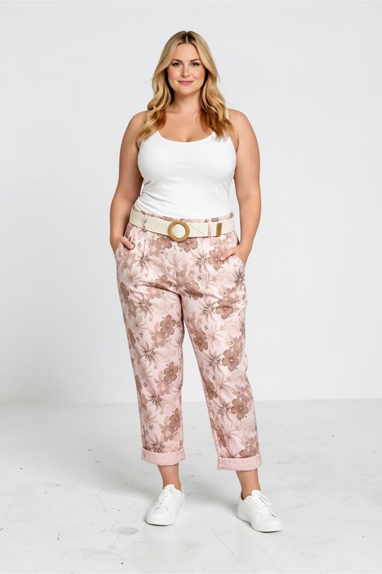 Pantacourts Femme Rose E&F (C&CE Fashion) EF242975-1 Efashion Paris