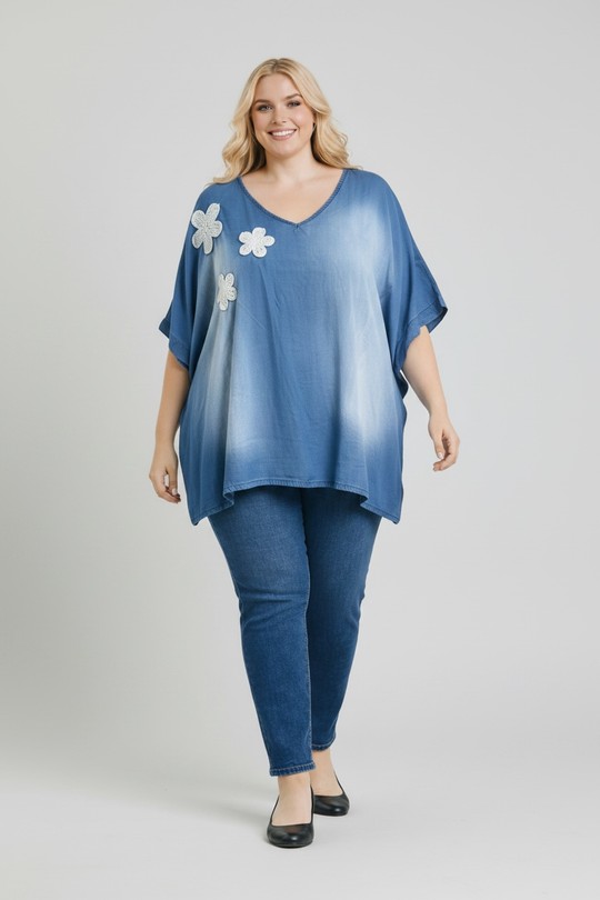 Tuniques Femme DENIM BLUE E&F (C&CE Fashion) EF71186 Efashion Paris