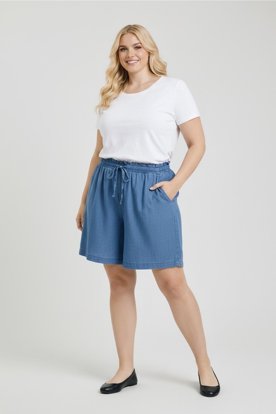 Shorts Femme Bleu jean E&F (C&CE Fashion) EF83543-1 Efashion Paris