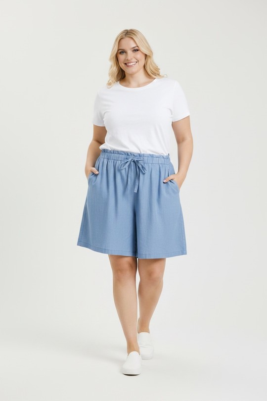 Shorts Femme Bleu jean E&F (C&CE Fashion) EF83543-1 Efashion Paris