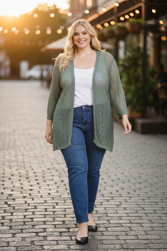 Cardigans Women Yellow E&F (C&CE Fashion) EF82322-3 Efashion Paris