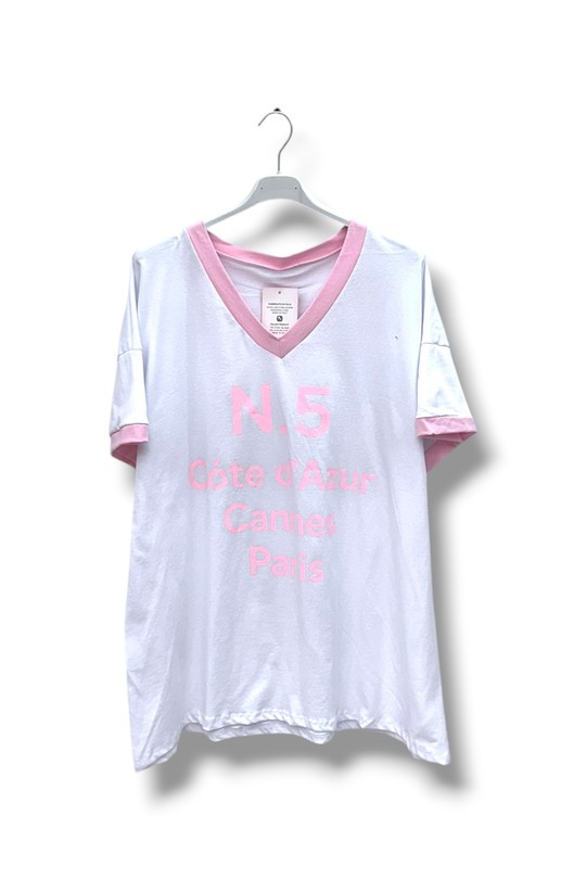 T-shirts Femme Beige E&F (C&CE Fashion) EF9277 Efashion Paris