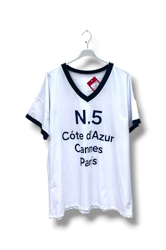 T-shirts Femme Beige E&F (C&CE Fashion) EF9277 Efashion Paris