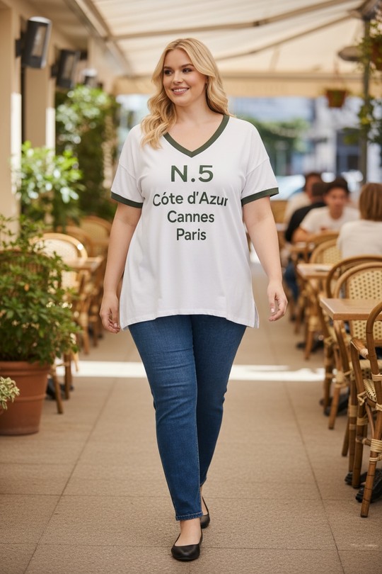 T-shirts Femme Beige E&F (C&CE Fashion) EF9277 Efashion Paris