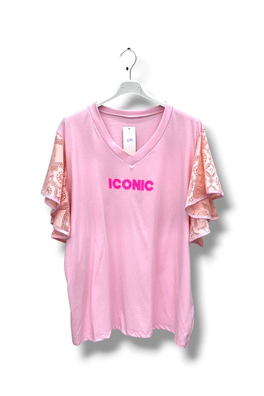 T-shirts Femme Rose E&F (C&CE Fashion) EF13635 Efashion Paris
