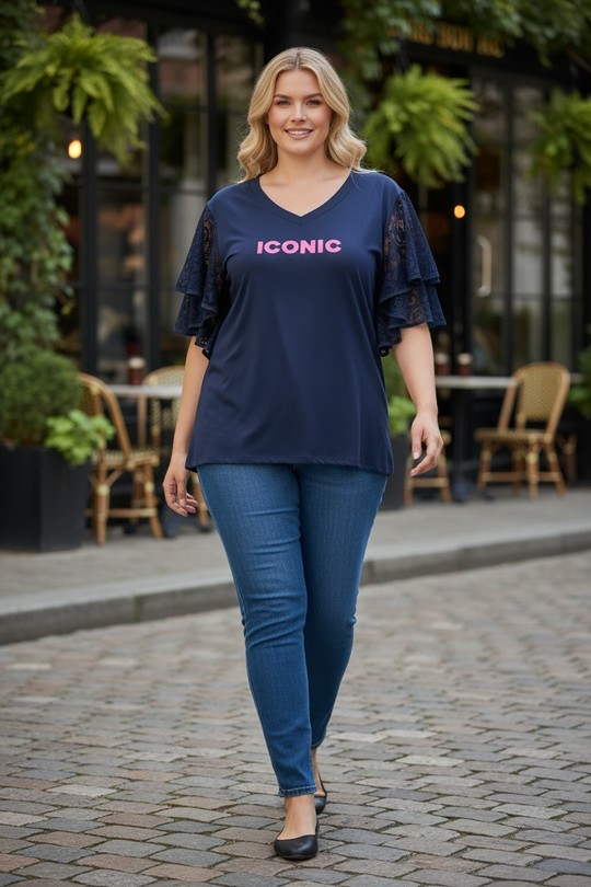 T-shirts Femme Rose E&F (C&CE Fashion) EF13635 Efashion Paris