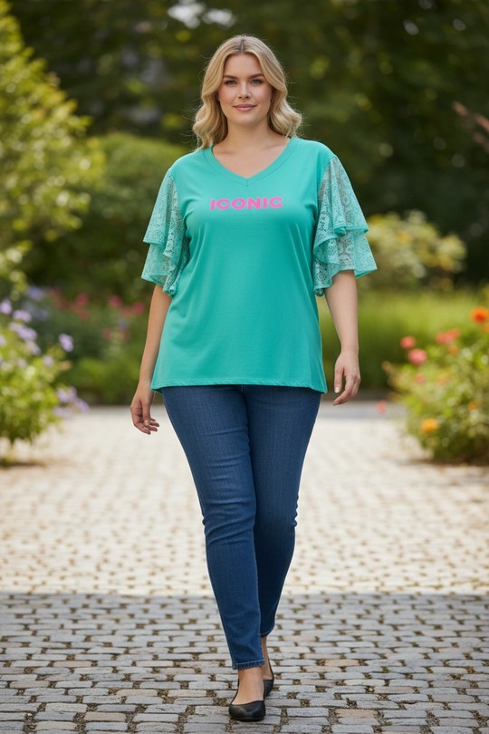 T-shirts Femme Rose E&F (C&CE Fashion) EF13635 Efashion Paris