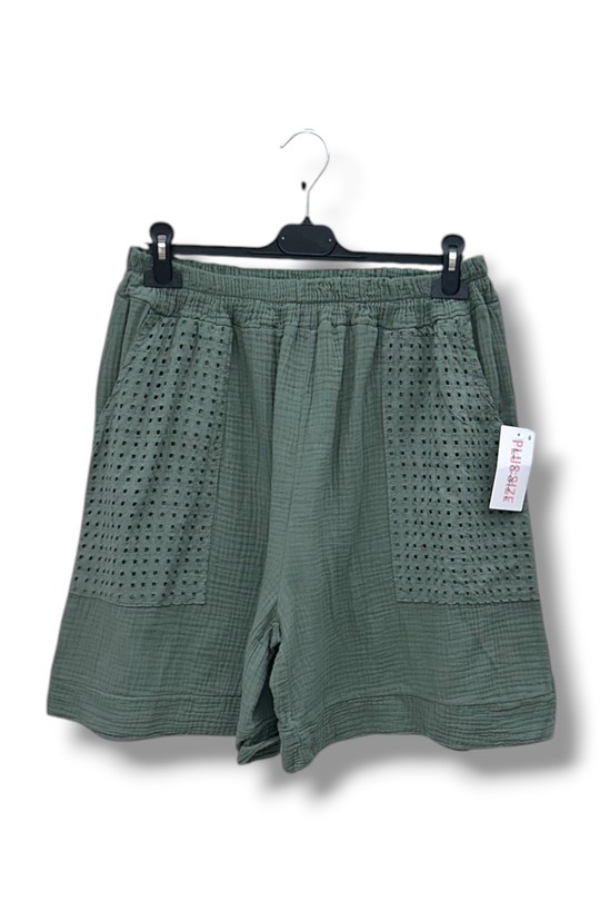 Shorts Femme Kaki E&F (C&CE Fashion) EF661846 Efashion Paris