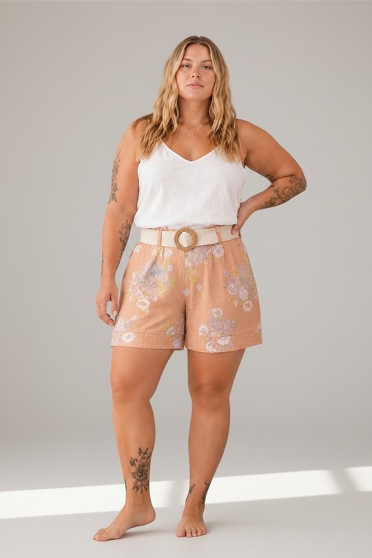 Shorts Femme Vert d eau E&F (C&CE Fashion) EF26070 Efashion Paris