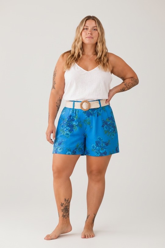 Shorts Femme Vert d eau E&F (C&CE Fashion) EF26070 Efashion Paris