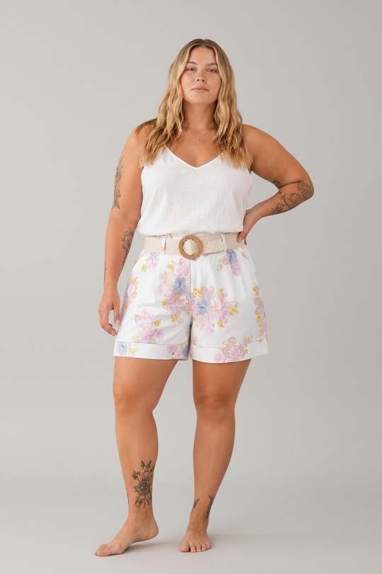 Shorts Femme Vert d eau E&F (C&CE Fashion) EF26070 Efashion Paris