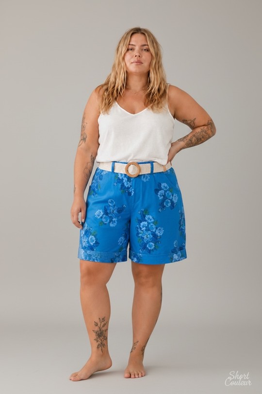Shorts Femme Bleu jean E&F (C&CE Fashion) EF25297-1 Efashion Paris