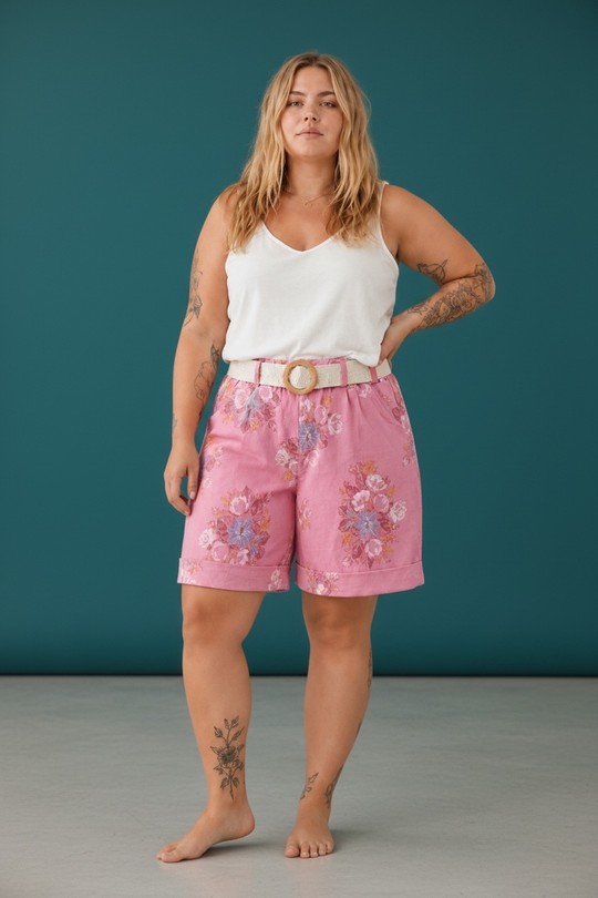 Shorts Femme Bleu jean E&F (C&CE Fashion) EF25297-1 Efashion Paris