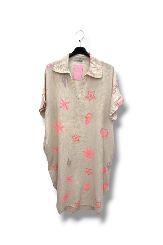 Robes & Combinaisons Femme Beige E&F (C&CE Fashion) EF24201-1-1 Efashion Paris