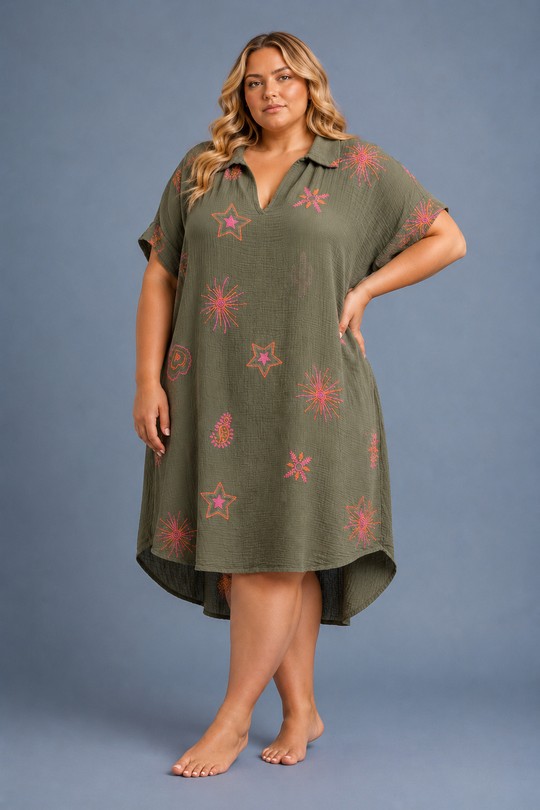Robes & Combinaisons Femme Beige E&F (C&CE Fashion) EF24201-1-1 Efashion Paris