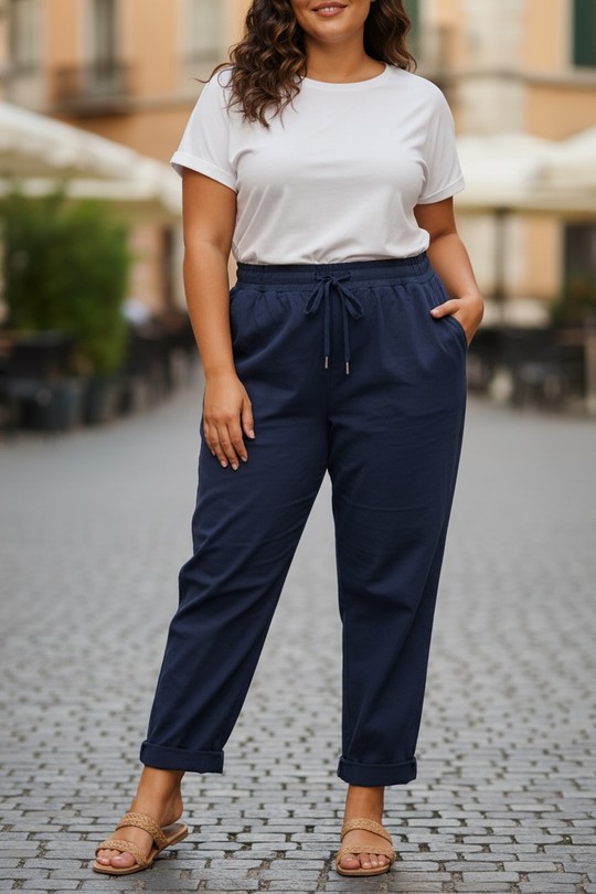 Pantalons Femme Chocolat E&F (C&CE Fashion) EF30202 Efashion Paris