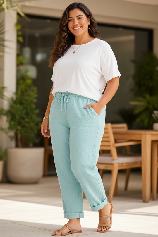 Pantalons Femme Chocolat E&F (C&CE Fashion) EF30202 Efashion Paris