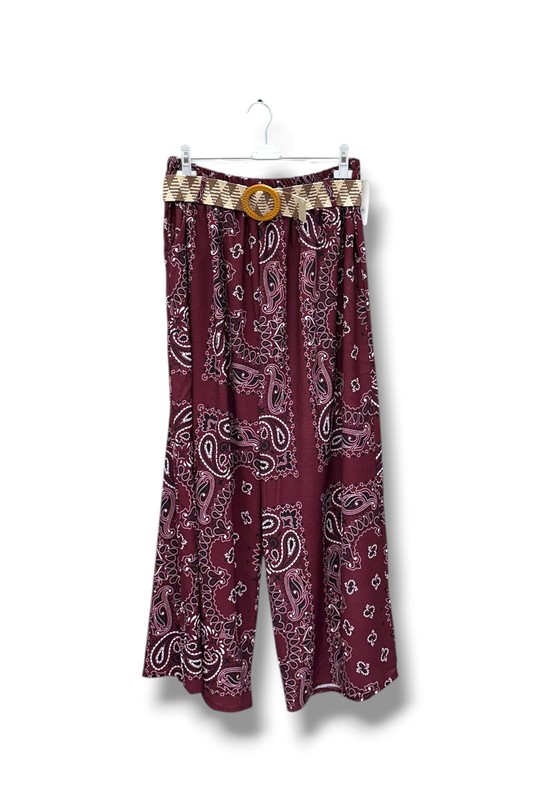 Pantalons Femme Bordeaux E&F (C&CE Fashion) EF13788 Efashion Paris