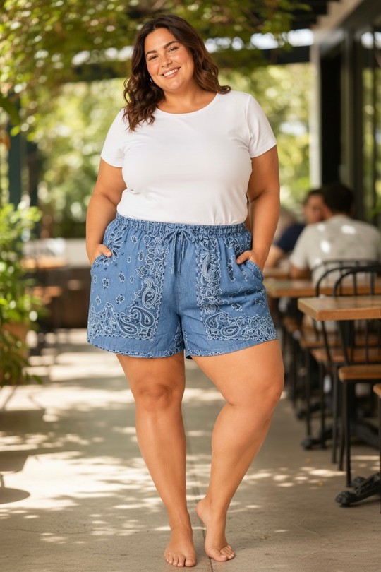 Shorts Femme DENIM BLUE E&F (C&CE Fashion) EF83543-2 Efashion Paris