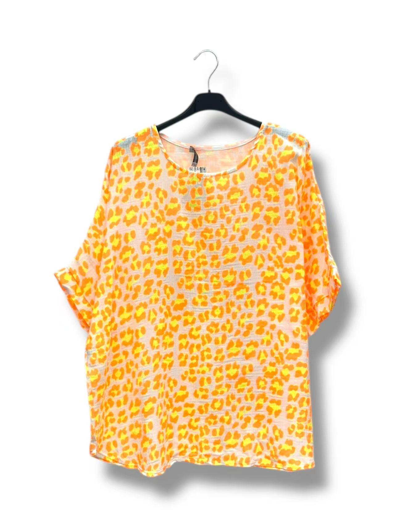 Tops Femme Orange fluo E&F (C&CE Fashion) EF21081 #c Efashion Paris