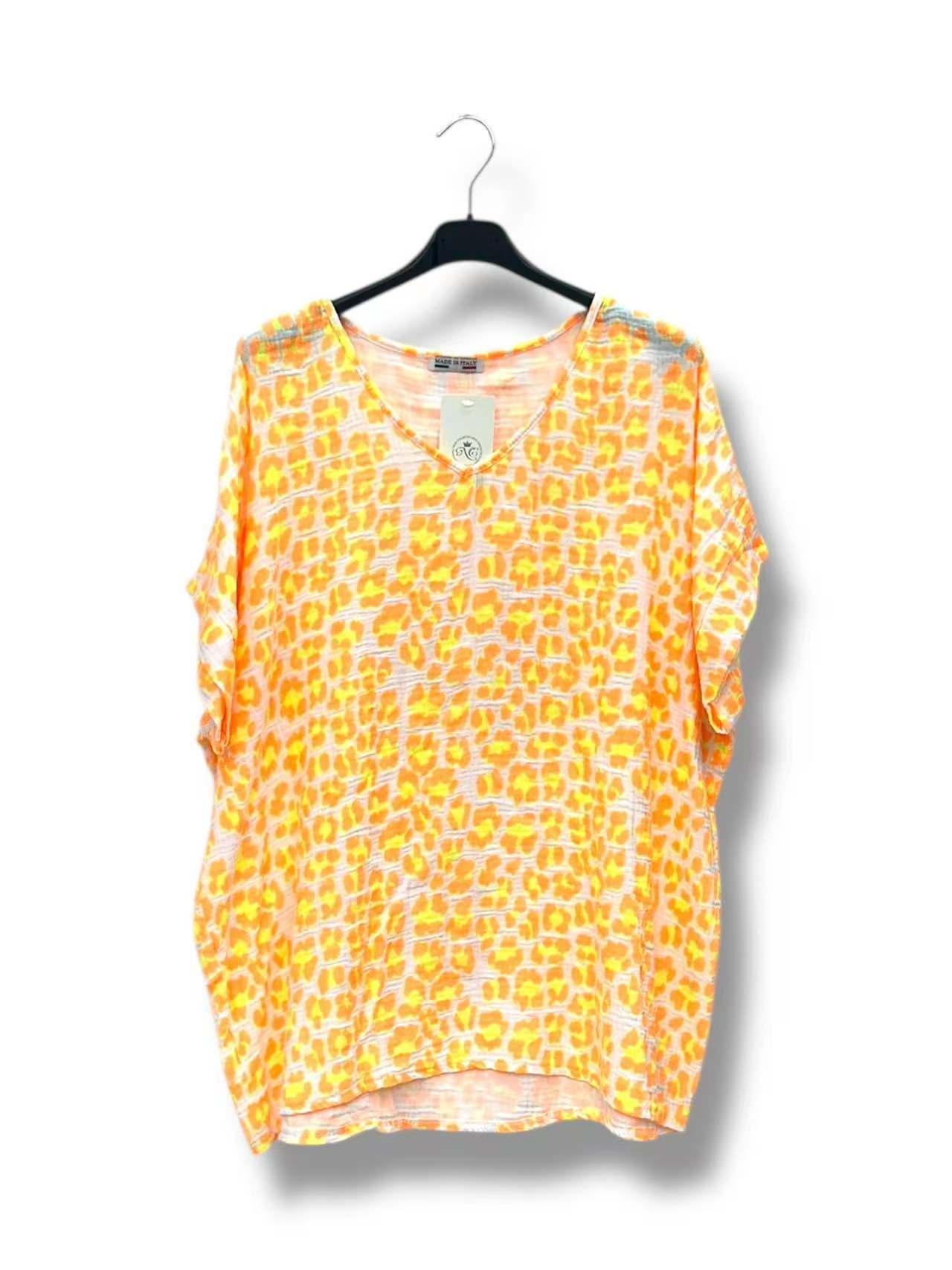 Tops Femme Orange fluo E&F (C&CE Fashion) EF25052 #c Efashion Paris