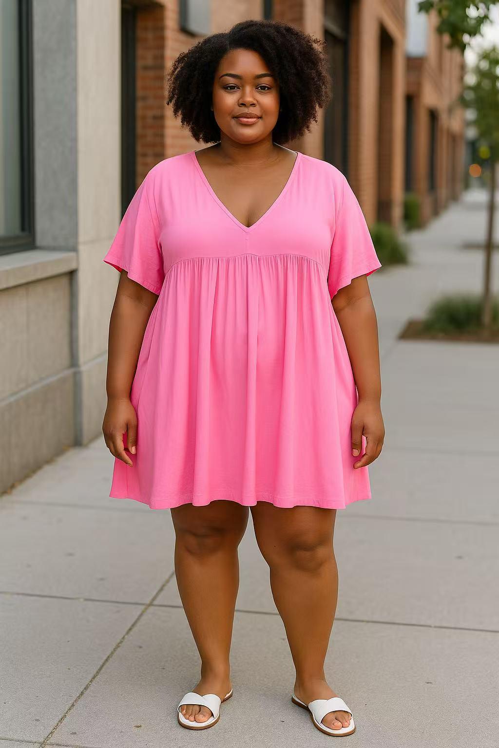 Vestidos y Monos Mujer Neon pink E&F (C&CE Fashion) EF100.9 #c Efashion Paris