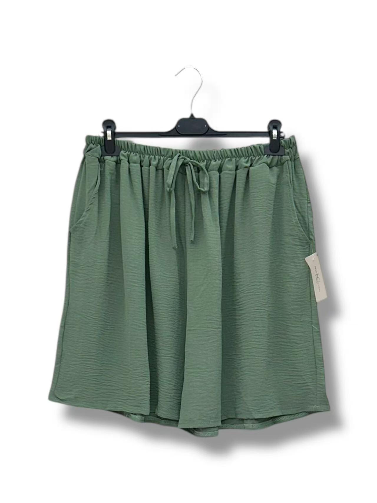 Shorts Femme Kaki E&F (C&CE Fashion) EF83543F #c Efashion Paris