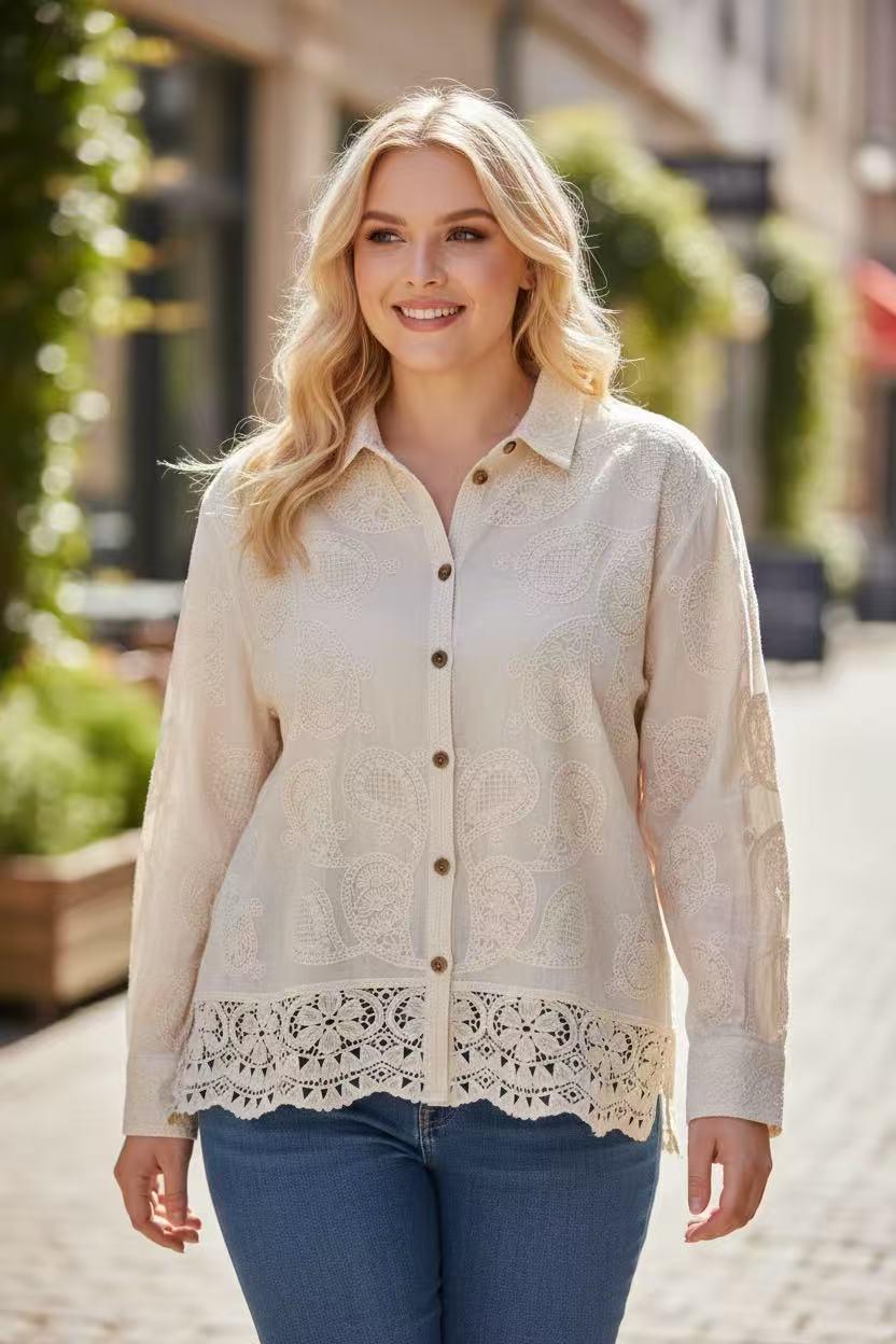 Chemises & blouses Femme Beige E&F (C&CE Fashion) EF68025 #c Efashion Paris