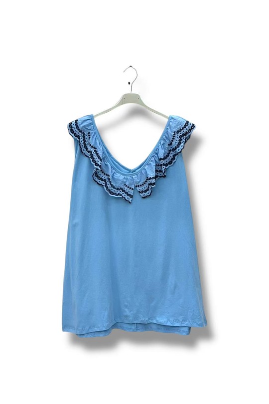 Débardeurs Femme Jaune E&F (C&CE Fashion) EF13315 #c Efashion Paris