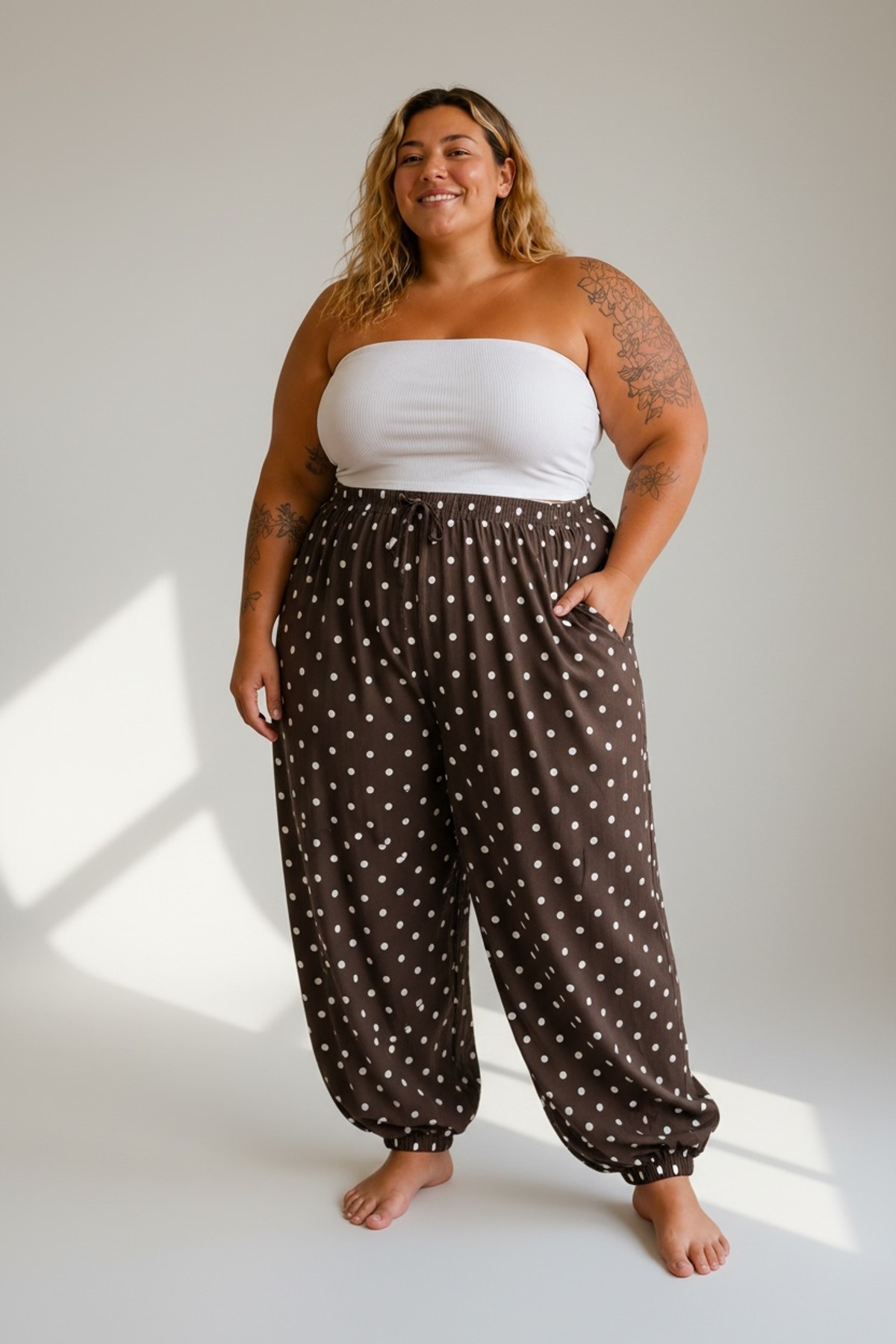 Pantalons Femme Chocolat E&F (C&CE Fashion) EF13706 #c Efashion Paris