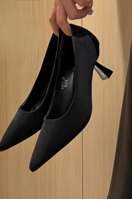 High heels Shoes Black Sergio todzi 88073 Efashion Paris